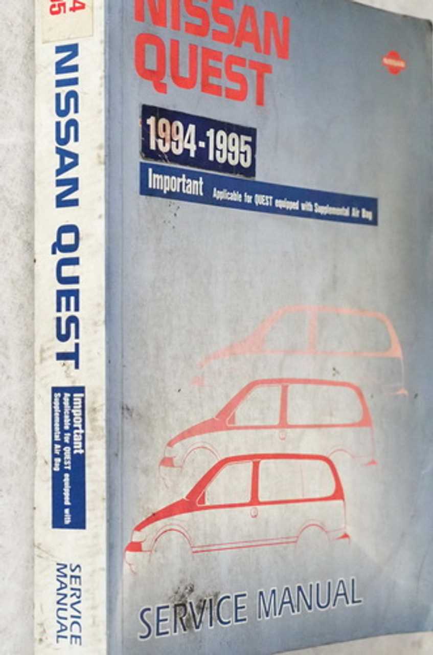 1994 nissan quest repair manual