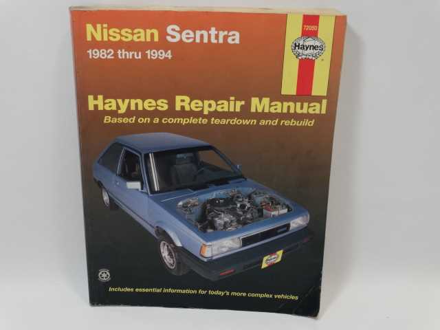 1994 nissan sentra repair manual