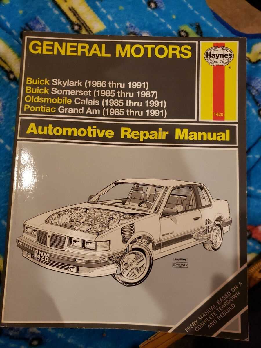 1994 pontiac grand am repair manual