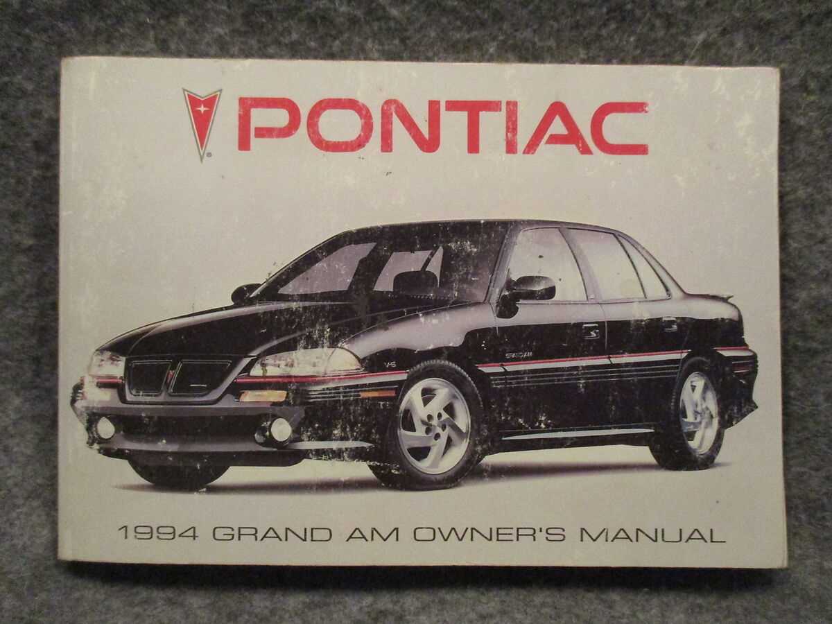 1994 pontiac grand am repair manual