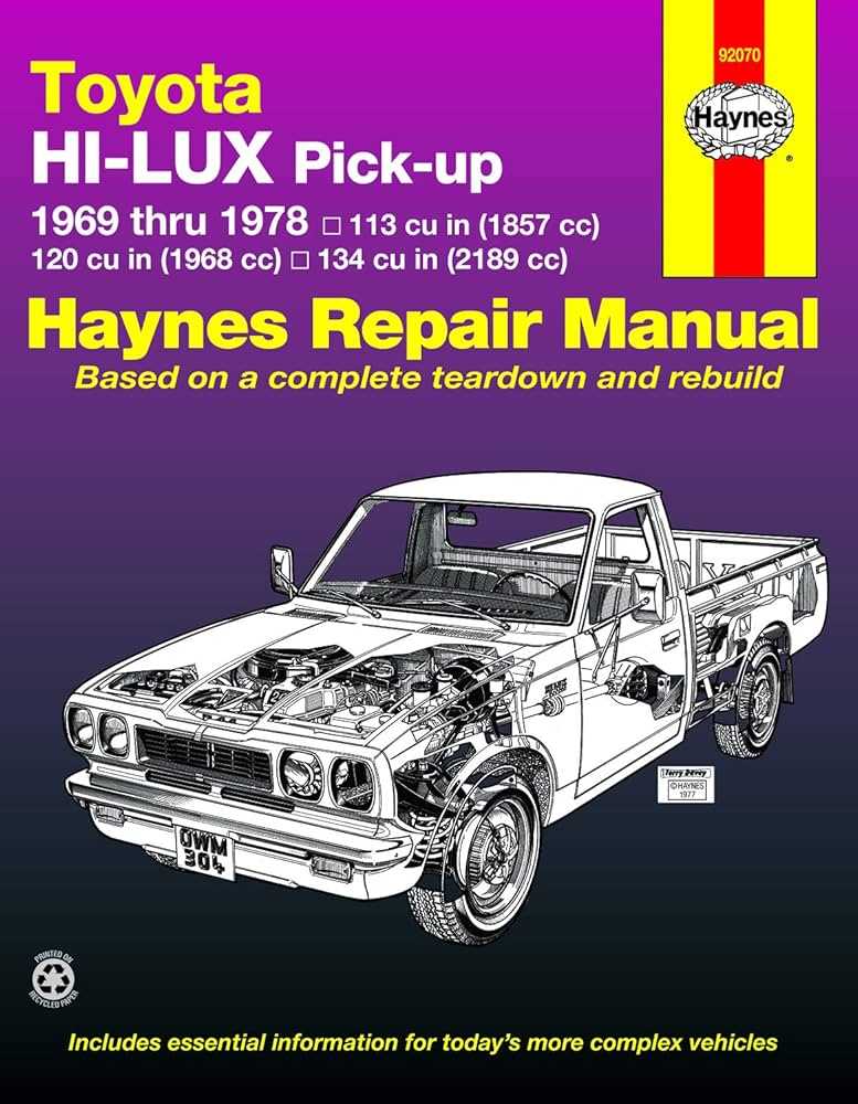 1994 toyota pickup repair manual