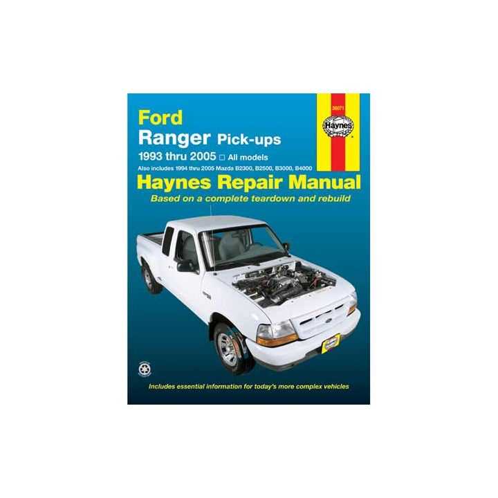 1994 mazda b3000 repair manual