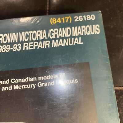 1994 mercury grand marquis repair manual