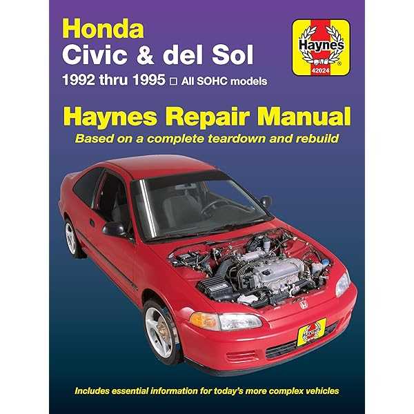 1995 honda accord repair manual