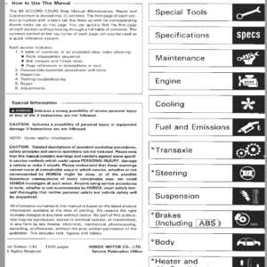 1995 honda accord repair manual