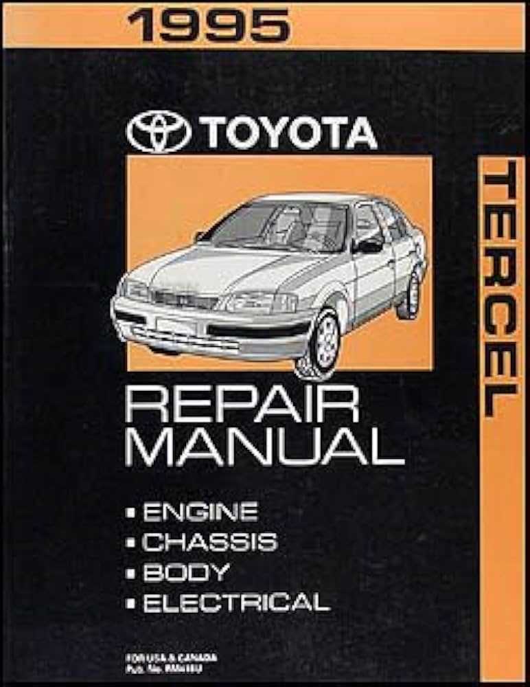 1995 toyota tercel repair manual