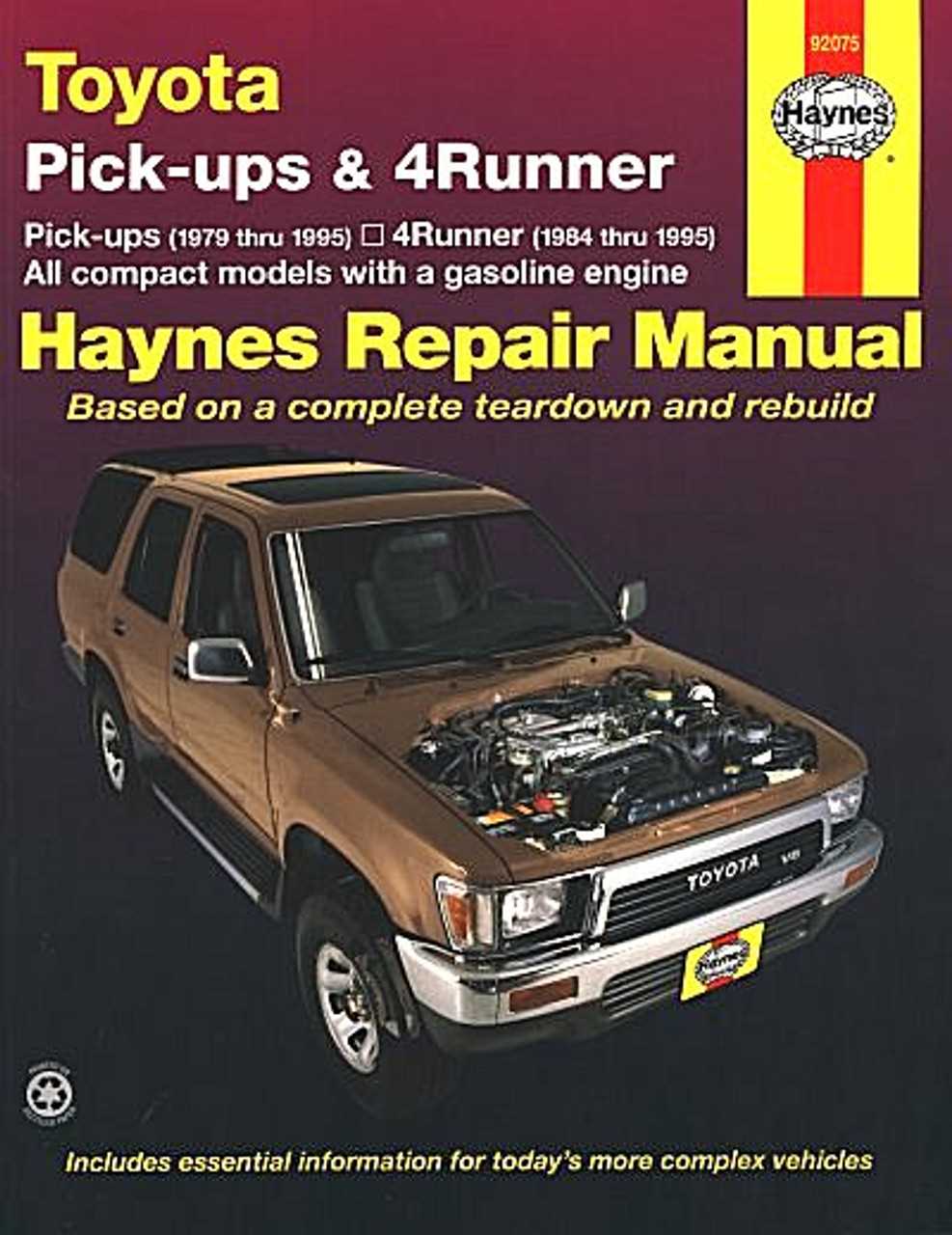 1995 toyota pickup repair manual