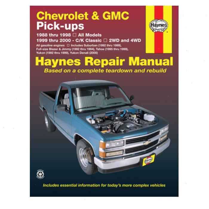 1996 chevy tahoe repair manual