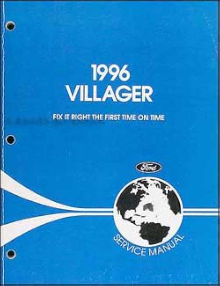 1996 mercury villager repair manual