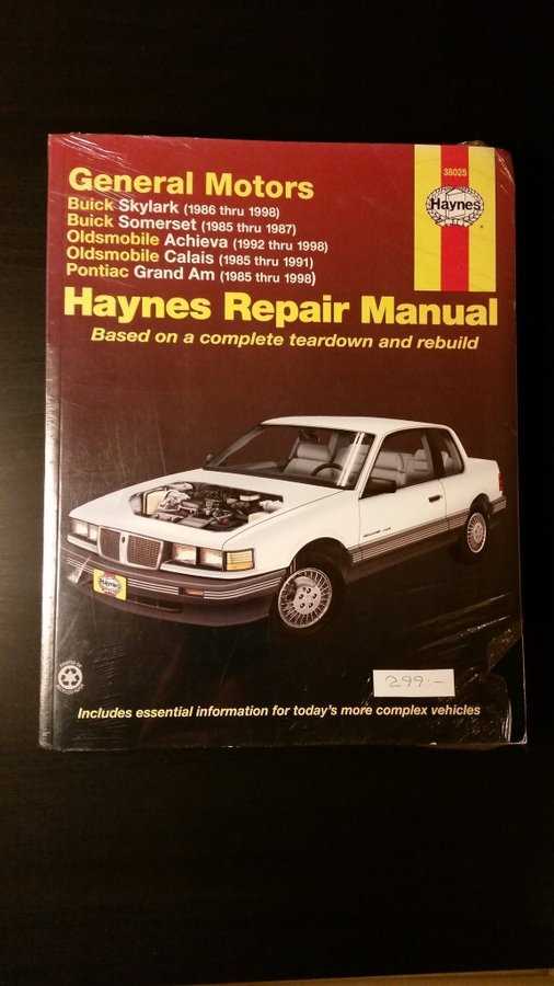 1996 pontiac grand am repair manual