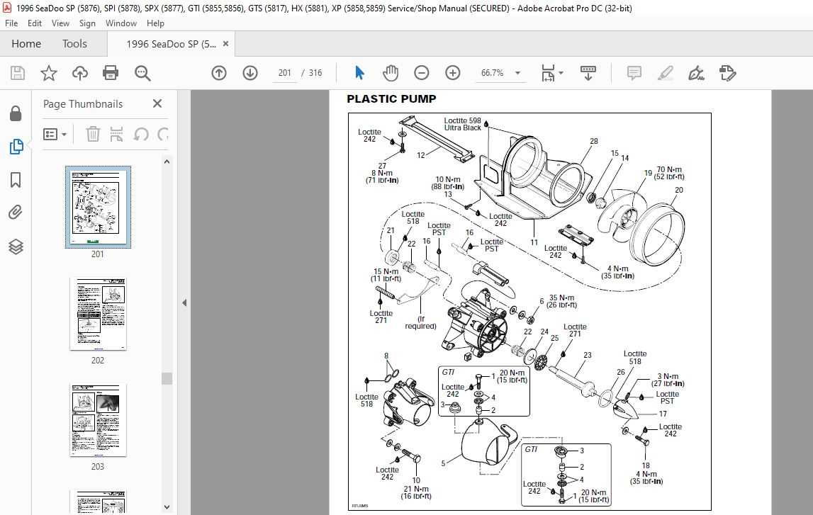 1996 seadoo xp repair manual