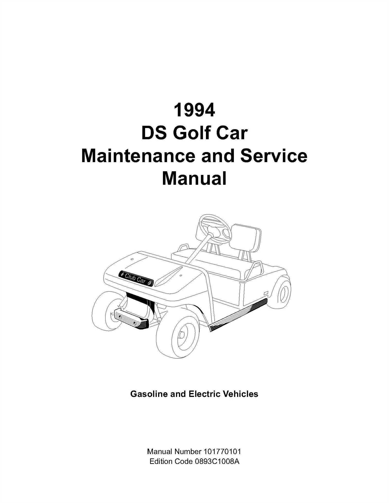 1997 club car repair manual