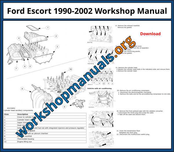 1997 ford escort repair manual