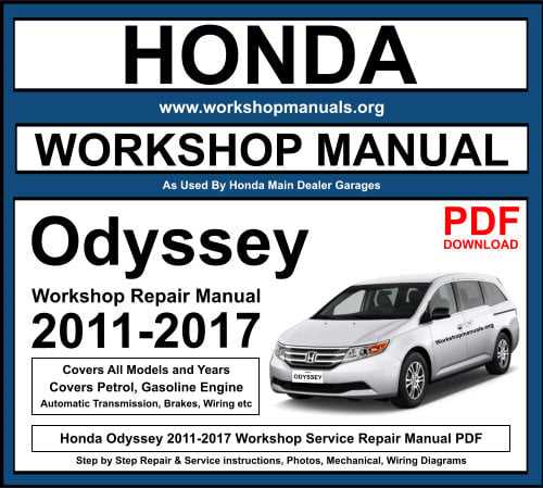 1997 honda odyssey repair manual