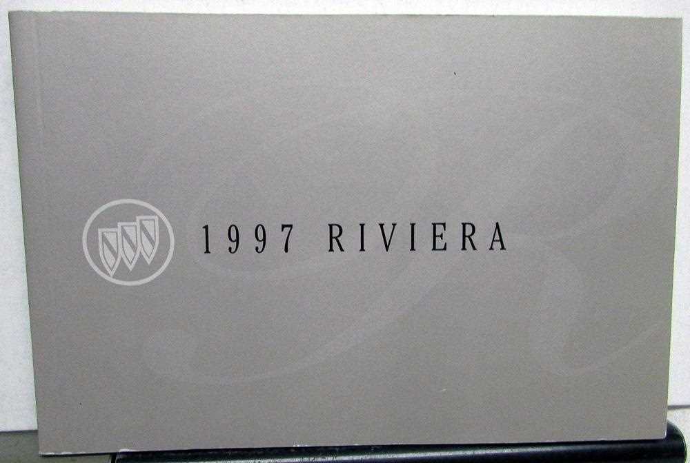 1997 buick riviera repair manual