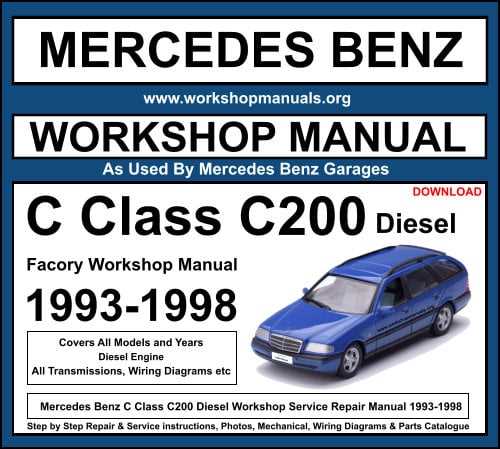 1998 mercedes benz c230 repair manual