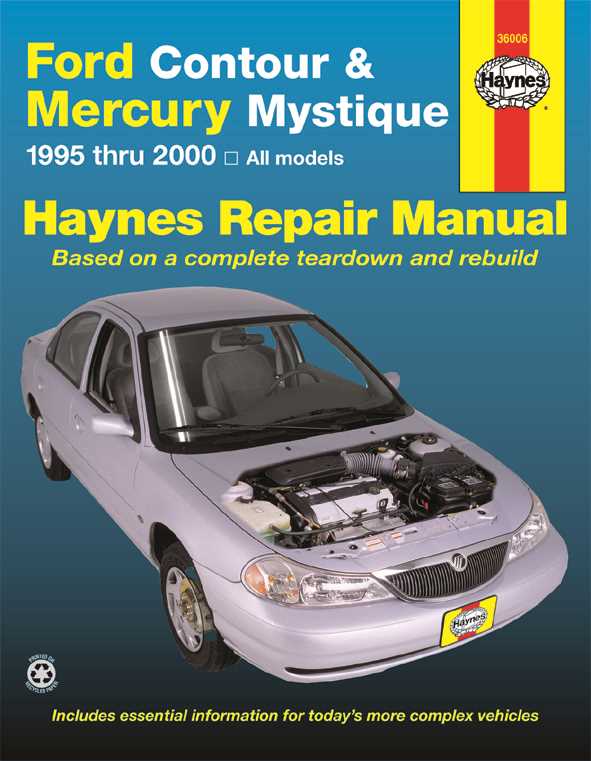 1998 mercury tracer repair manual