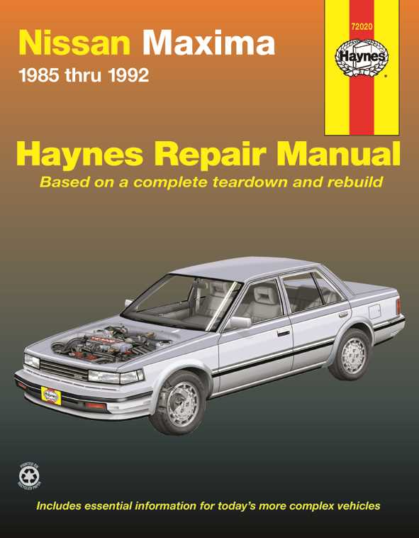 1998 nissan maxima repair manual