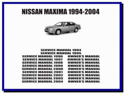 1998 nissan maxima repair manual