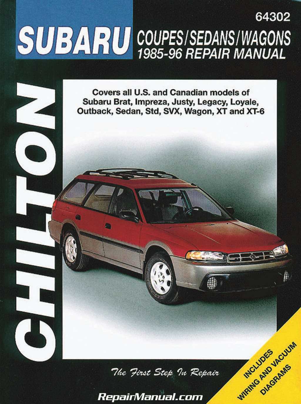 1998 subaru legacy outback repair manual