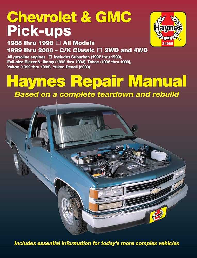 1998 chevy k1500 repair manual