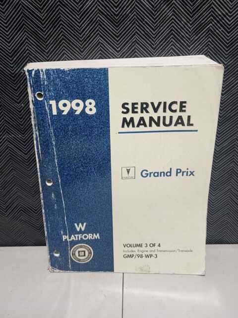 1998 pontiac grand prix repair manual