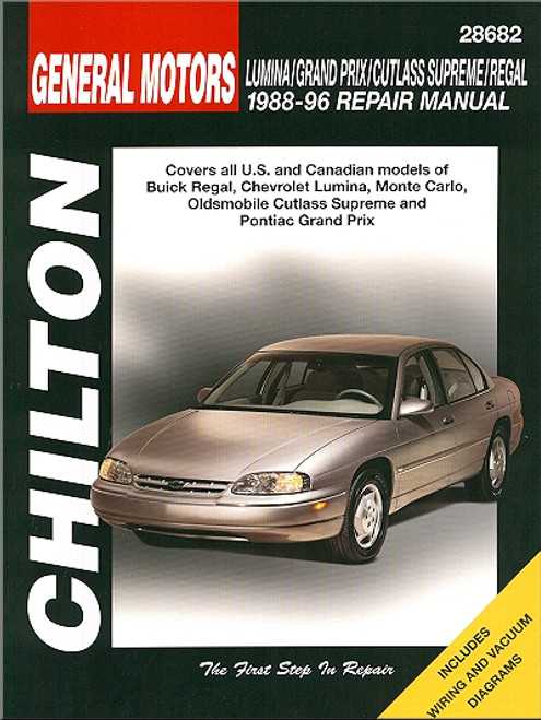 1998 pontiac grand prix repair manual