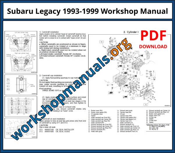 1998 subaru legacy outback repair manual