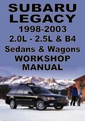 1998 subaru legacy repair manual