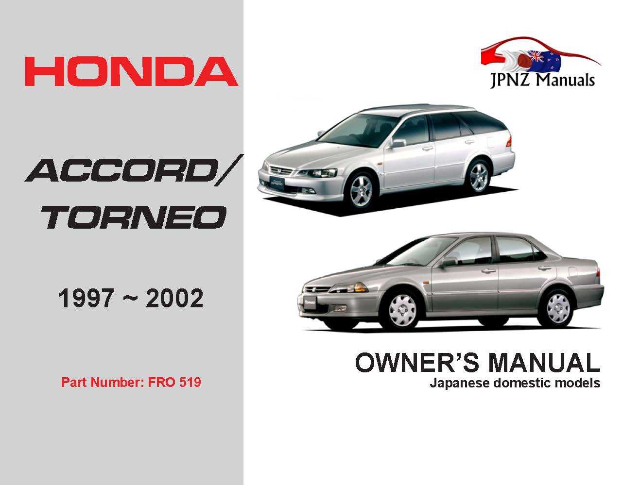 1999 honda accord repair manual