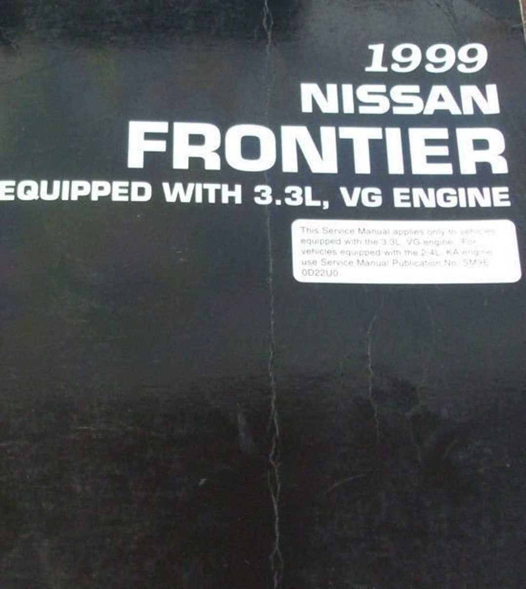 1999 nissan frontier repair manual