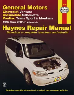 1999 oldsmobile silhouette repair manual