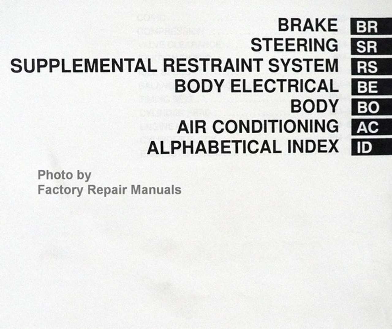 1999 toyota solara repair manual