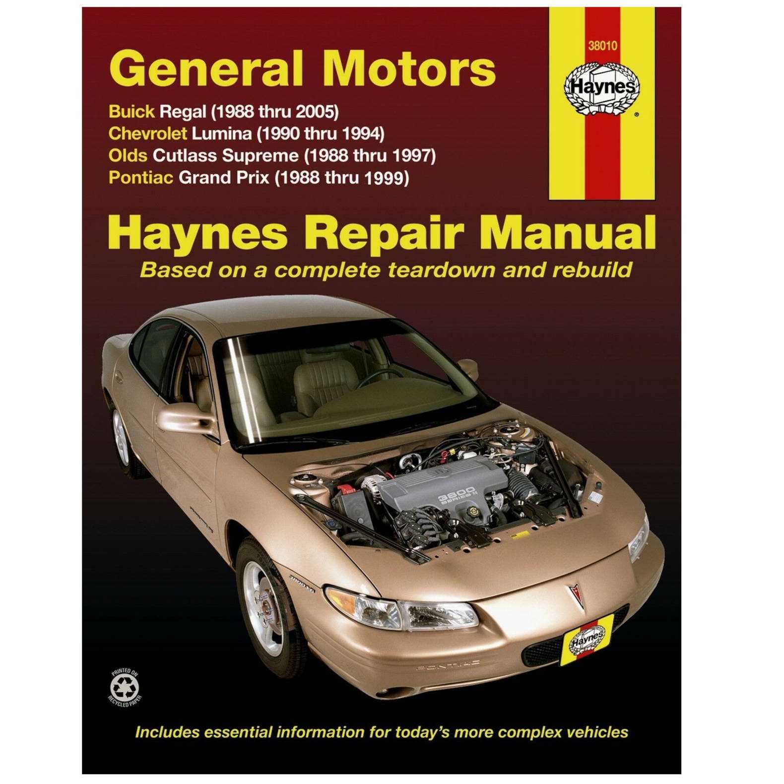 1999 pontiac grand prix repair manual