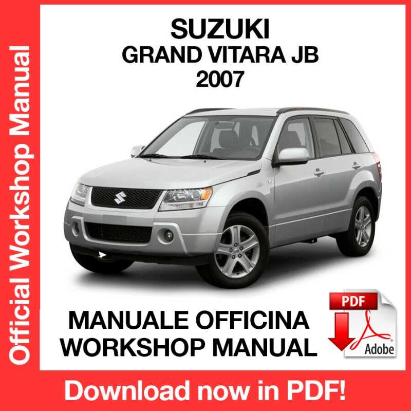 1999 suzuki grand vitara repair manual