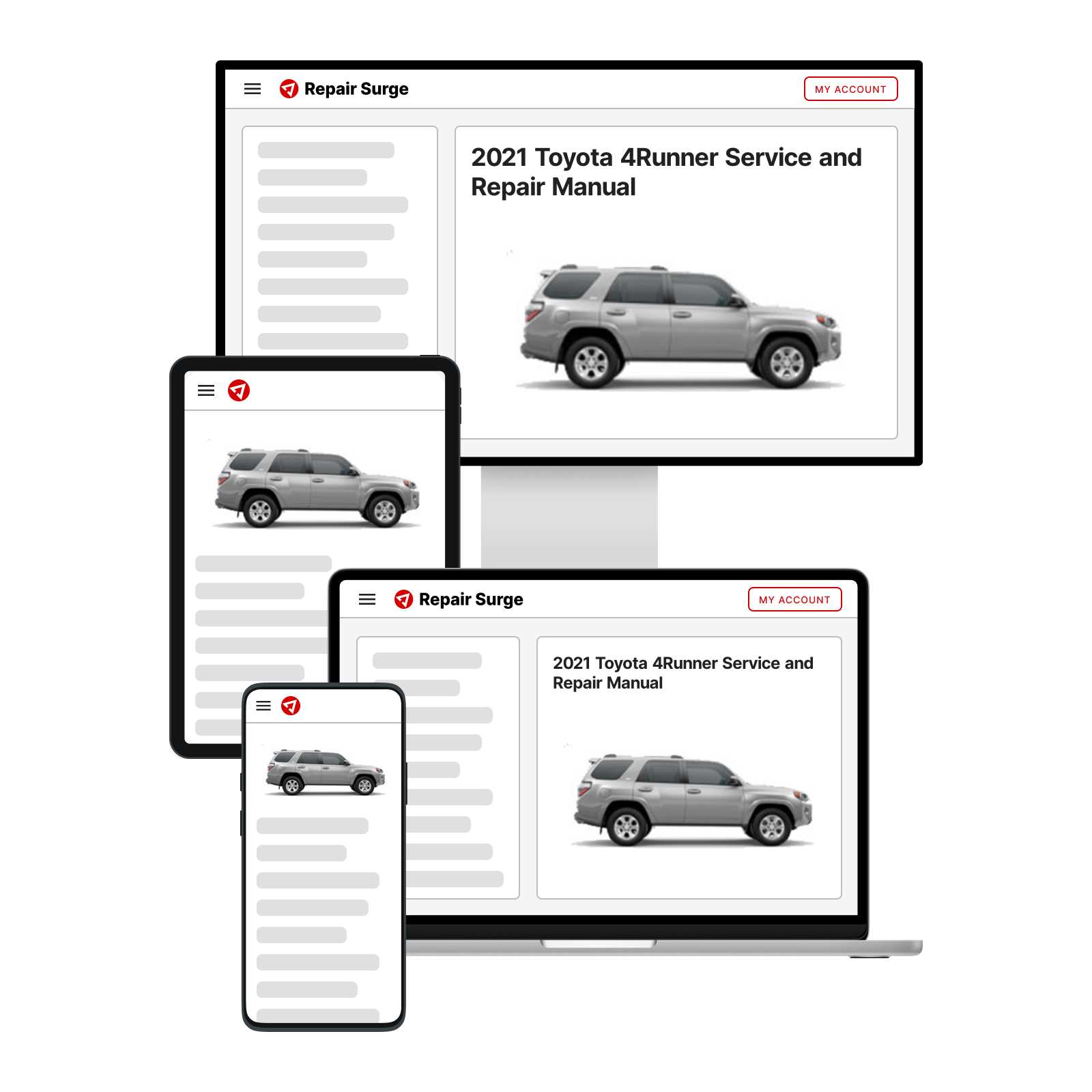 1999 toyota 4runner repair manual