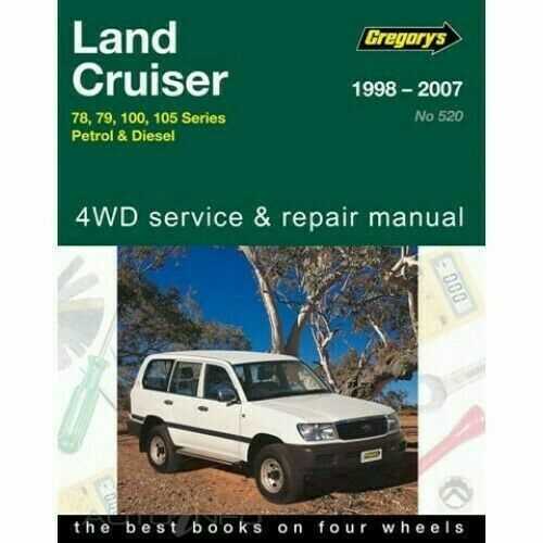 1999 toyota land cruiser repair manual