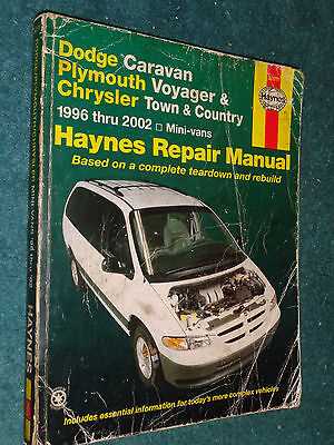 2000 dodge grand caravan repair manual