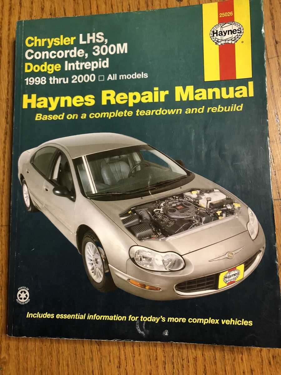 2000 dodge intrepid repair manual