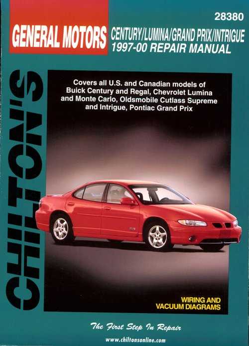 2000 grand prix repair manual