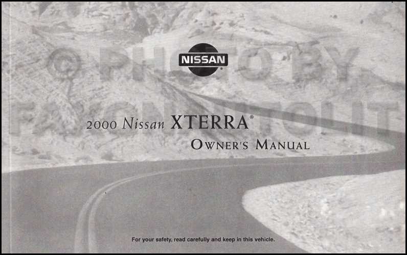 2000 nissan xterra repair manual