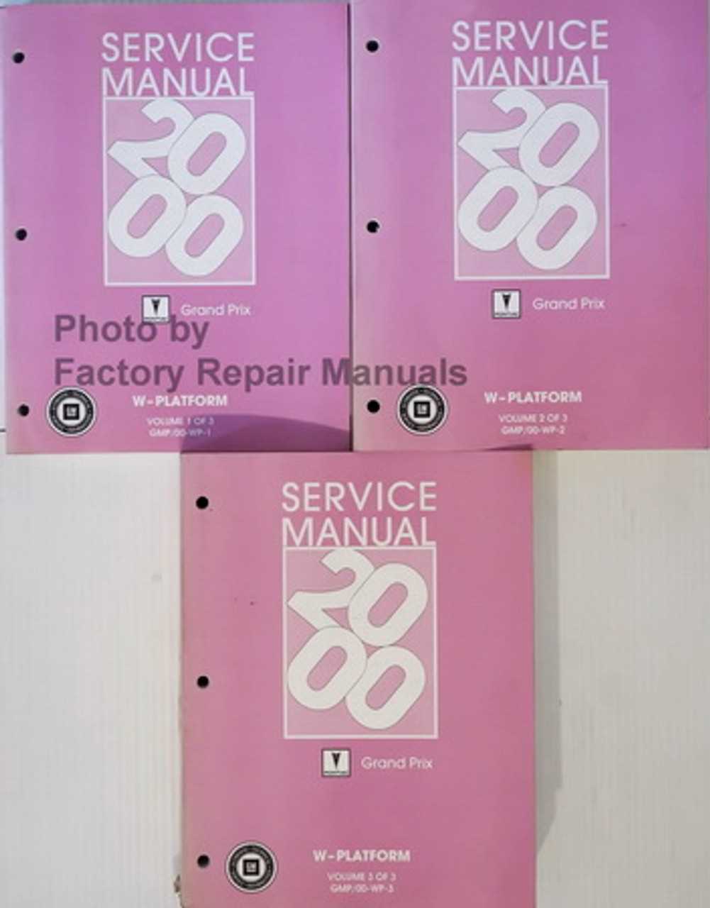 2000 pontiac grand prix repair manual