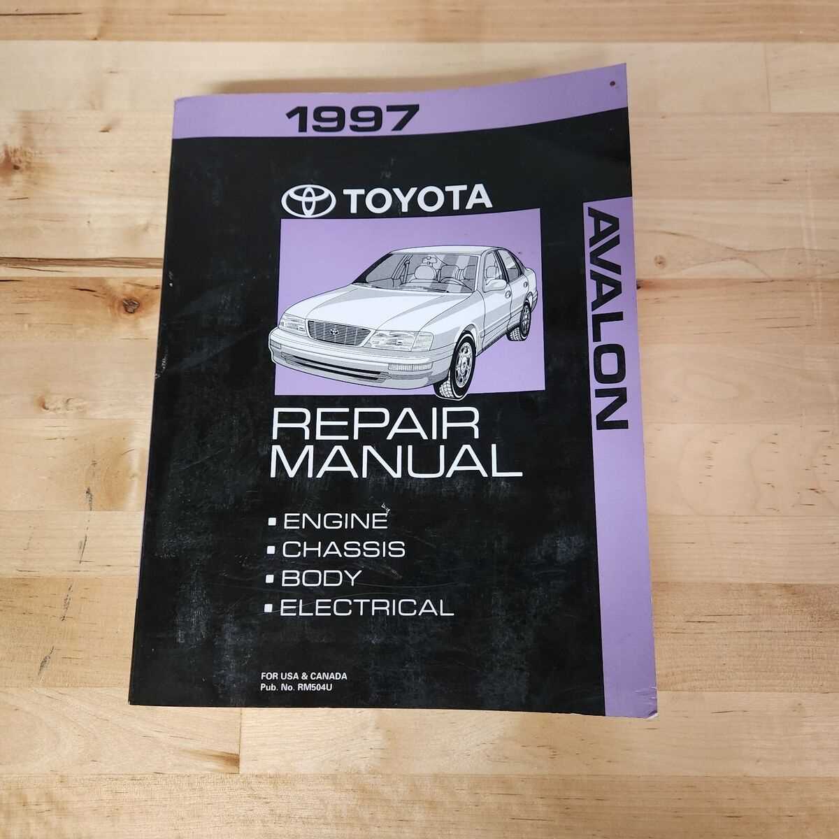 2000 toyota avalon repair manual