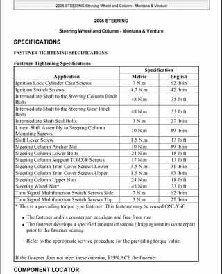 2000 chevy venture repair manual