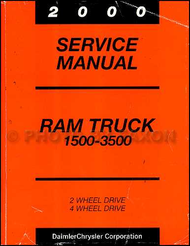 2000 dodge ram repair manual