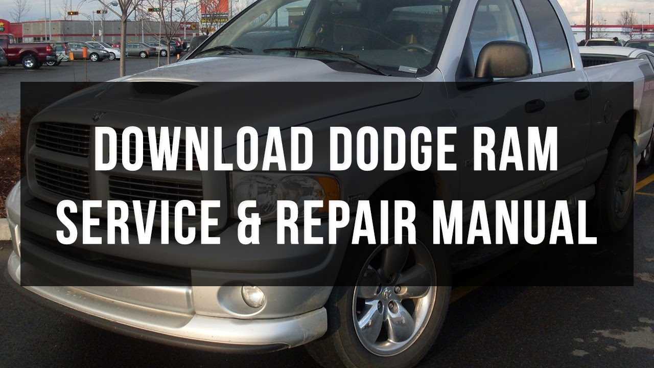 2000 dodge ram repair manual