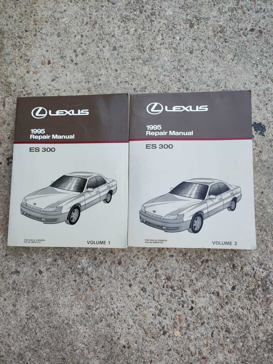 2000 lexus es300 repair manual