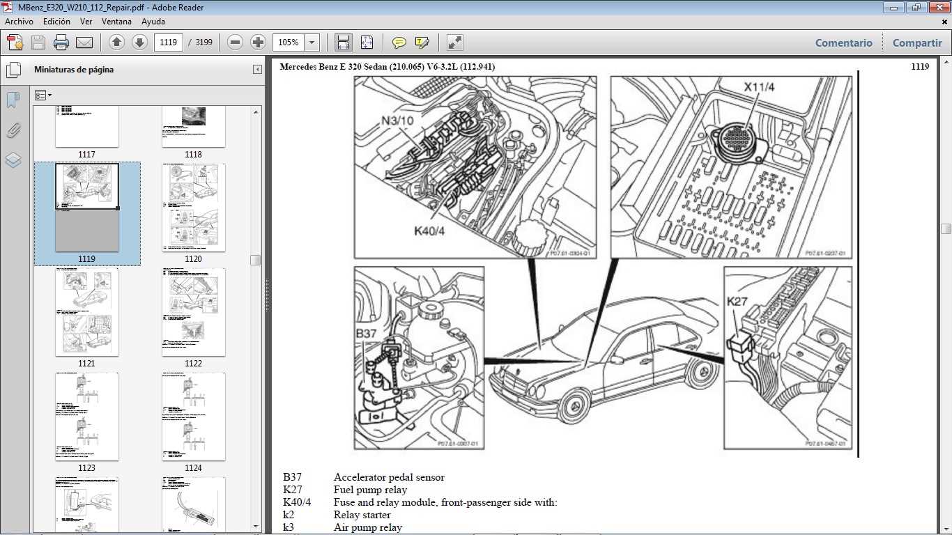 2000 mercedes e320 repair manual