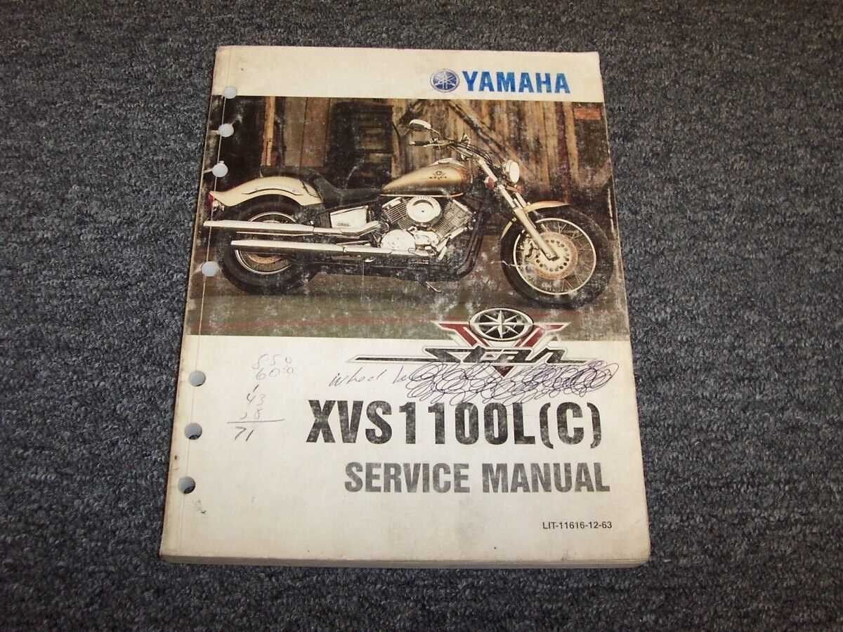 2000 yamaha v star 1100 classic repair manual