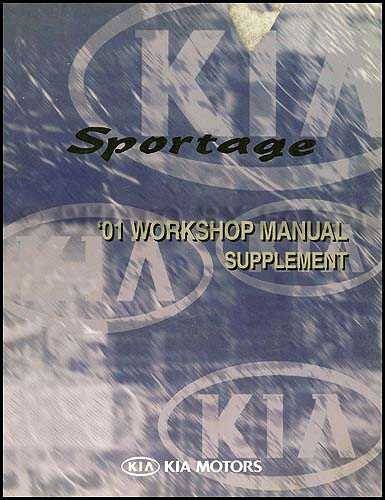 2001 kia sportage repair manual